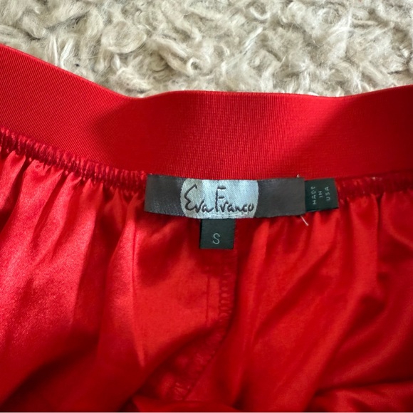 Eva Franco Anthropologie Strawberry Tiered Midi Skirt - Picture 8 of 10